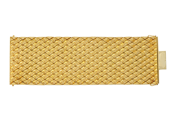 Gold Bracelet, Fomp, Italy, circa 1950's (Estimate: $6,500-$7,500). 