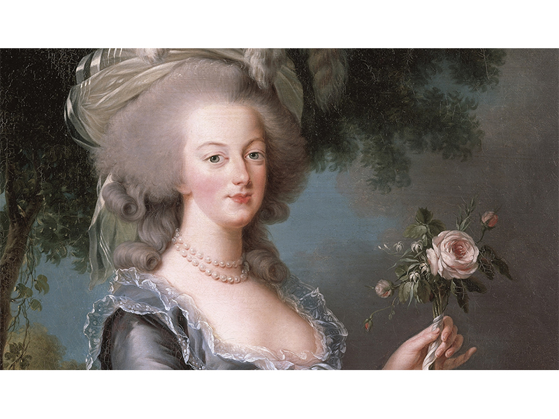 Elisabeth Louise Vigée Le Brun, Marie Antoinette with a Rose, 1783, oil on canvas, 116.8 × 88.9 cm. Collection of Lynda and Stewart Resnick